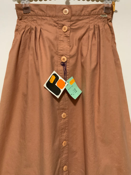 Jupe boutonnée Coton Vintage Deadstock 1970 France