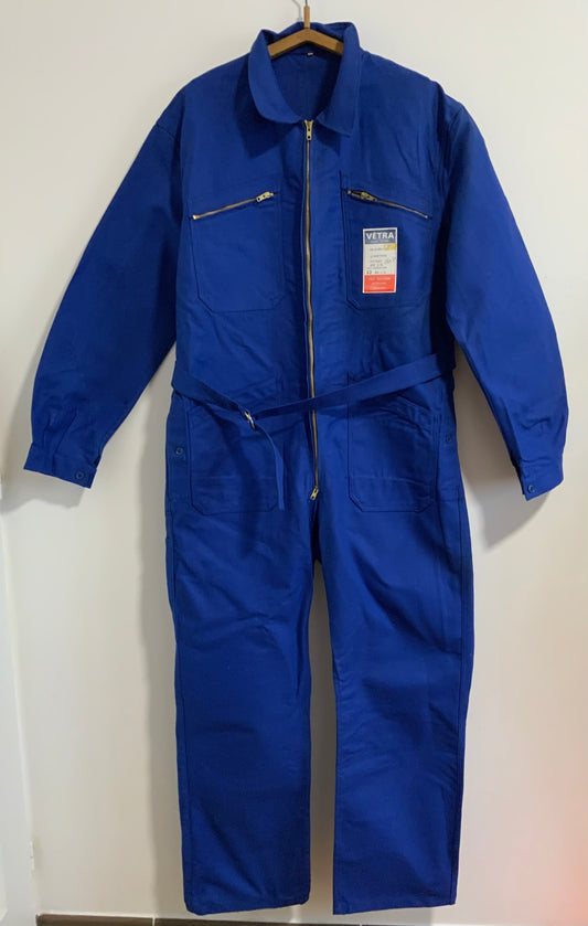 Combinaison Bleu de travail Neuve Deadstock 1970/80 Avec Ceinture