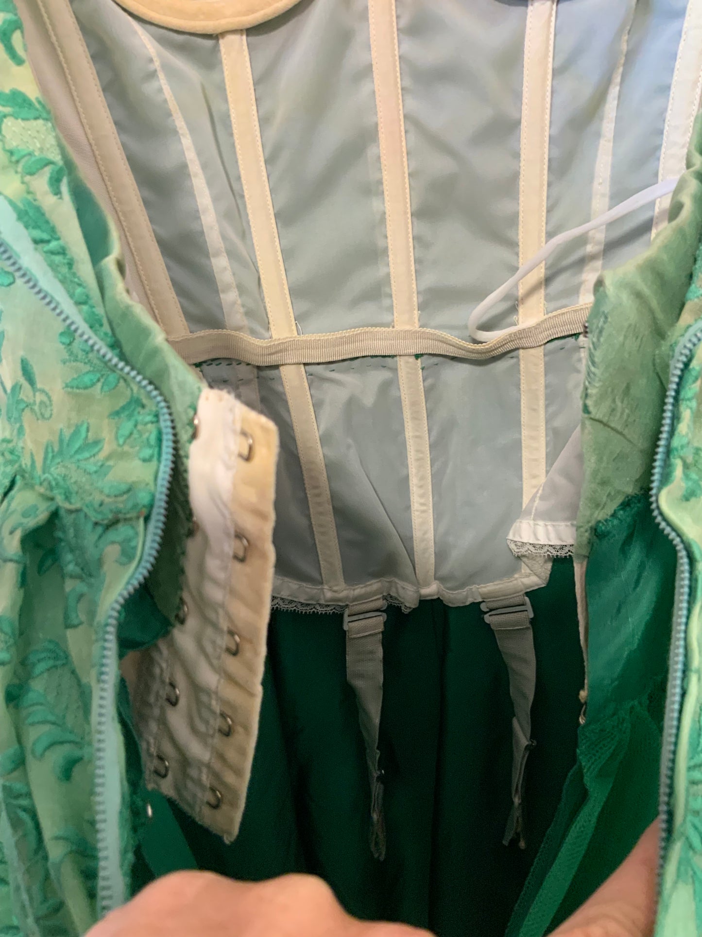 Robe Haute Couture Allemagne Schiesser Pièce de musée environ 1960 Fleurs