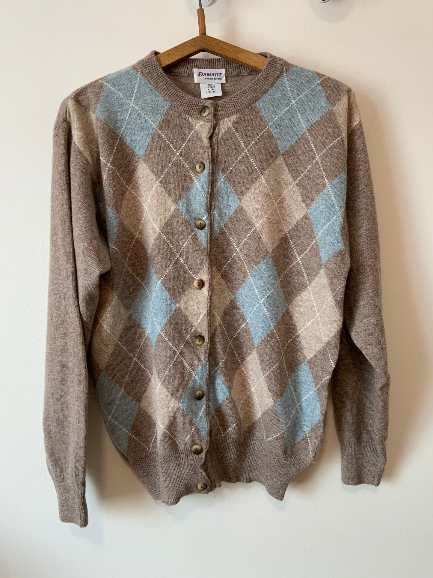 Gilet Laine à carreaux  Burlington Vintage