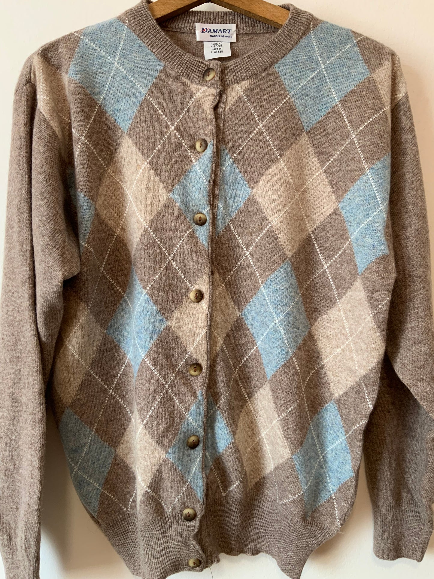 Gilet Laine à carreaux  Burlington Vintage