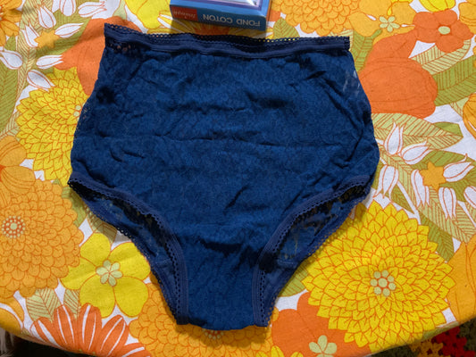 Culotte Neuve Deadstock 1970 Triumph Dentelle Fleurs Modele Claudine