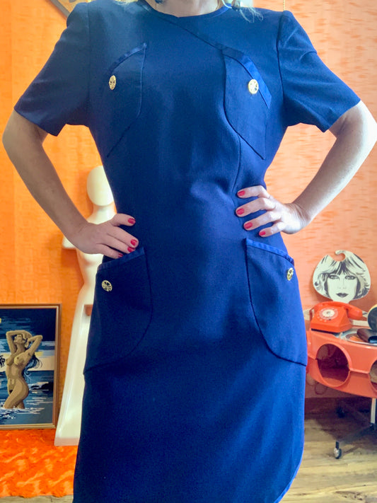 Robe Chic Faite Main Vintage Couture création Élégance