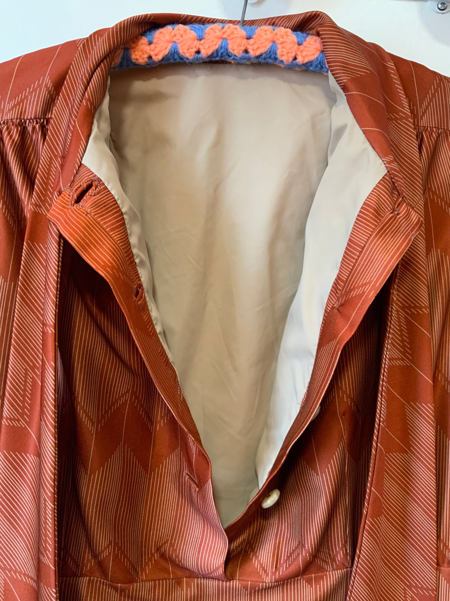 Magnifique robe plissée Création Faite à la main Vintage Ancien Col Lavaliere
