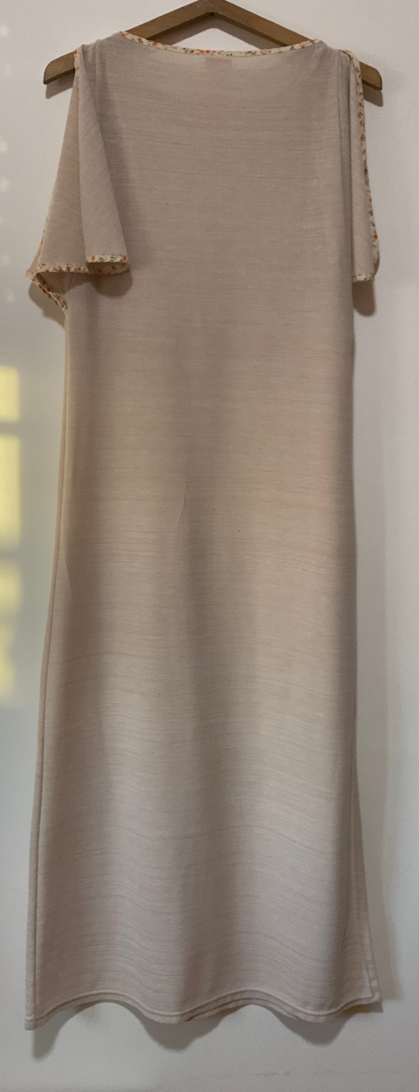 Robe longue légère Manches papillons Bohème Vintage Fleurs France