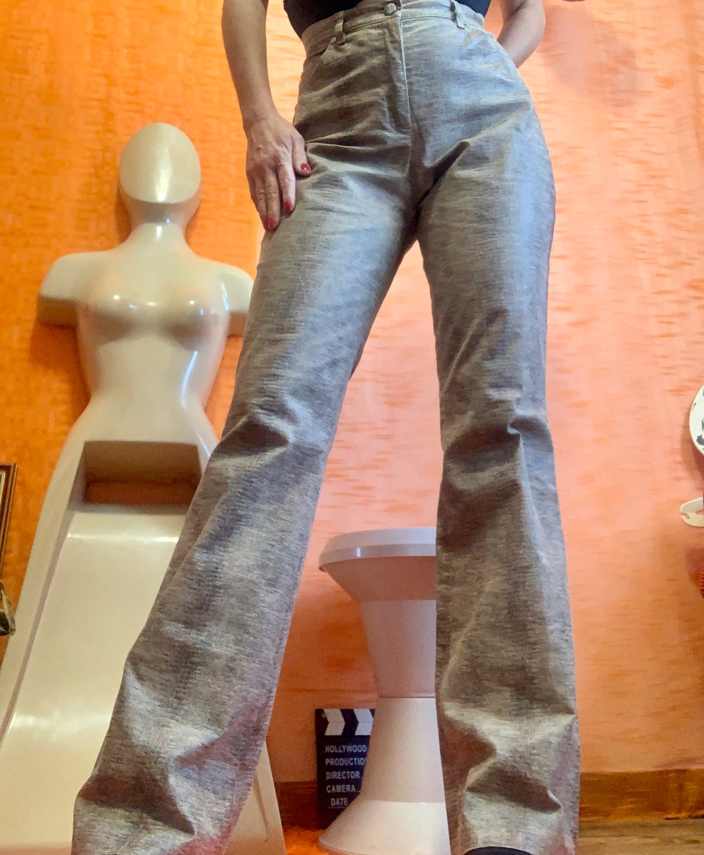 Superbe Pantalon Flare Escada Python Vintage Tendance Très stylé !