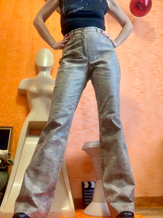 Superbe Pantalon Flare Escada Python Vintage Tendance Très stylé !