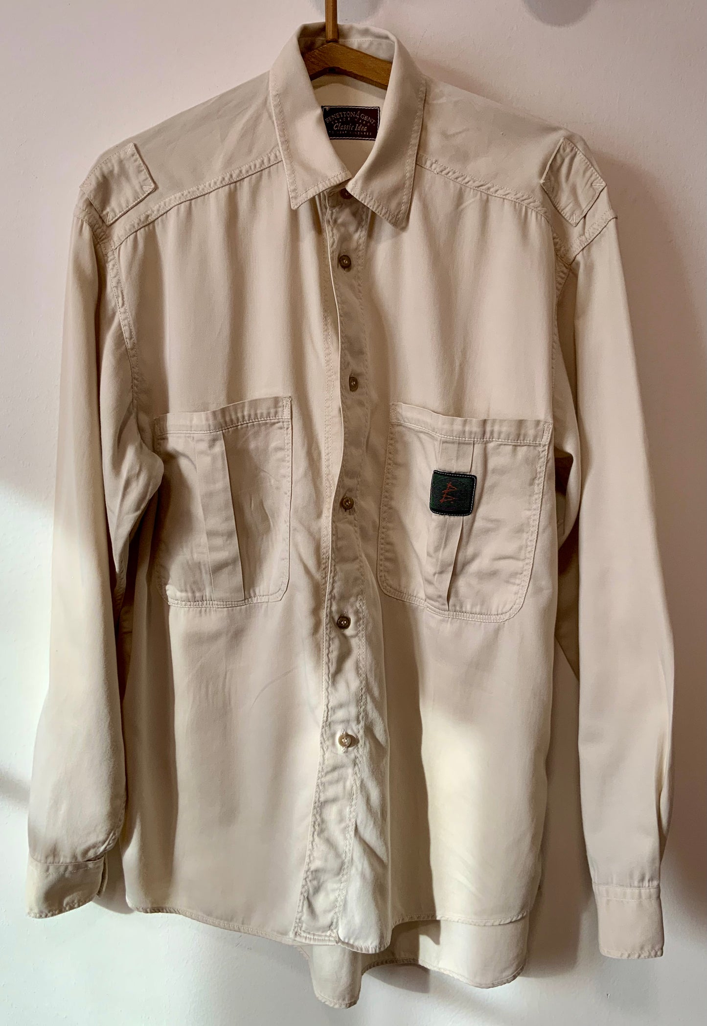 Chemise Benetton Italy Vintage