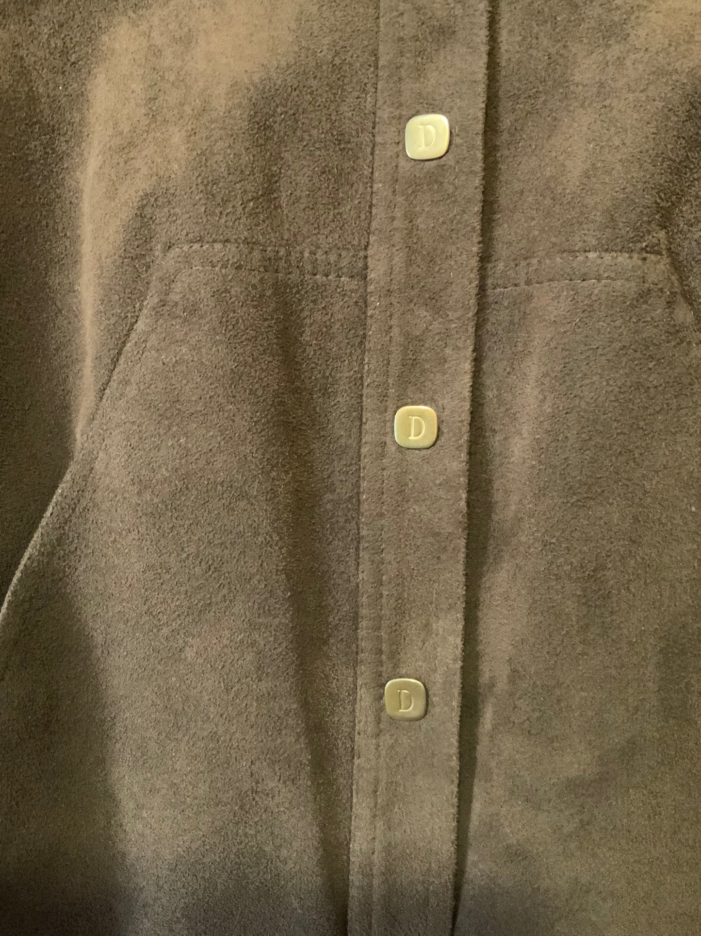 Sublime Blouson Façon Daim Vintage de F Desarbre France Haut de Gamme Paris France