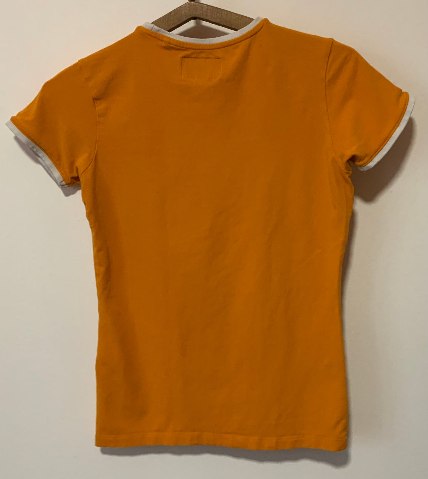 T shirt Lee Orange Vintage 2000
