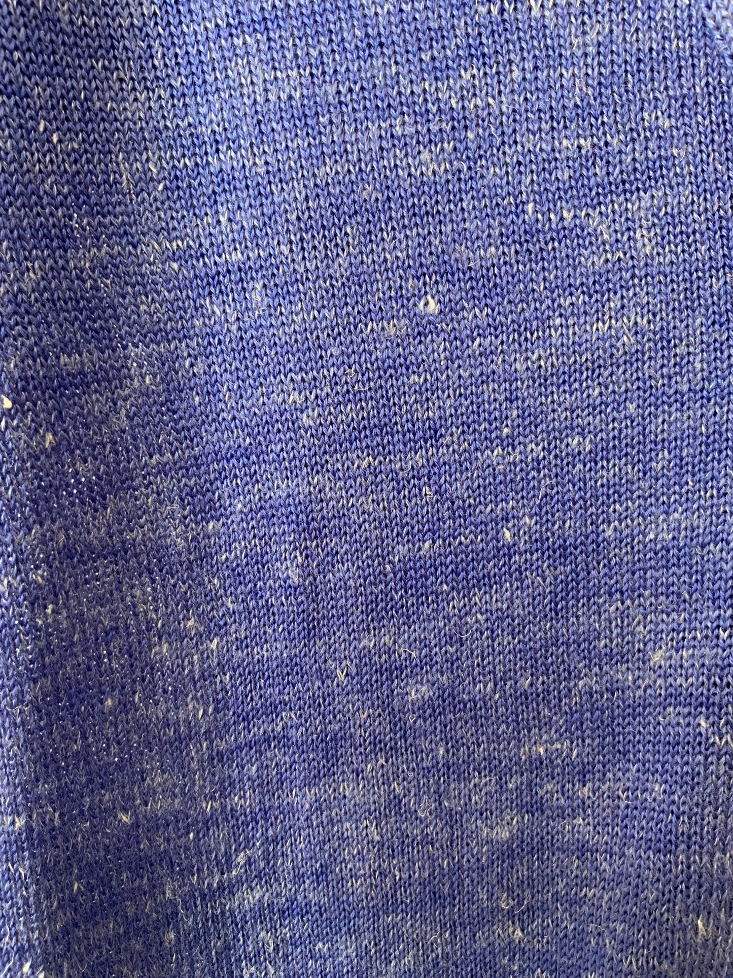 Très long gilet violet chiné Neuf Deadstock 1970/80 France