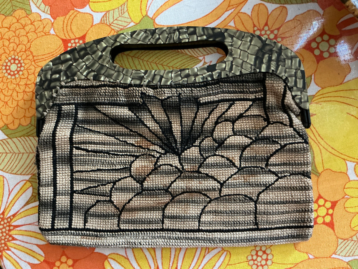 Sac à main Pochette Ancienne Antique 1900 Bakélite Vintage Collection