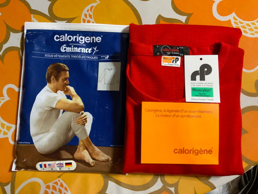 Sous pull calorigène Made in France Eminence Deadstock 1980