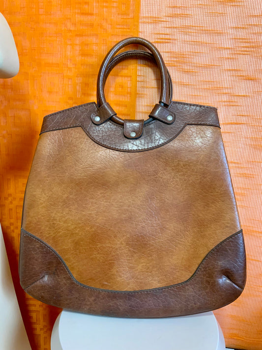Grand sac à main Cabas Cuir Original Vintage