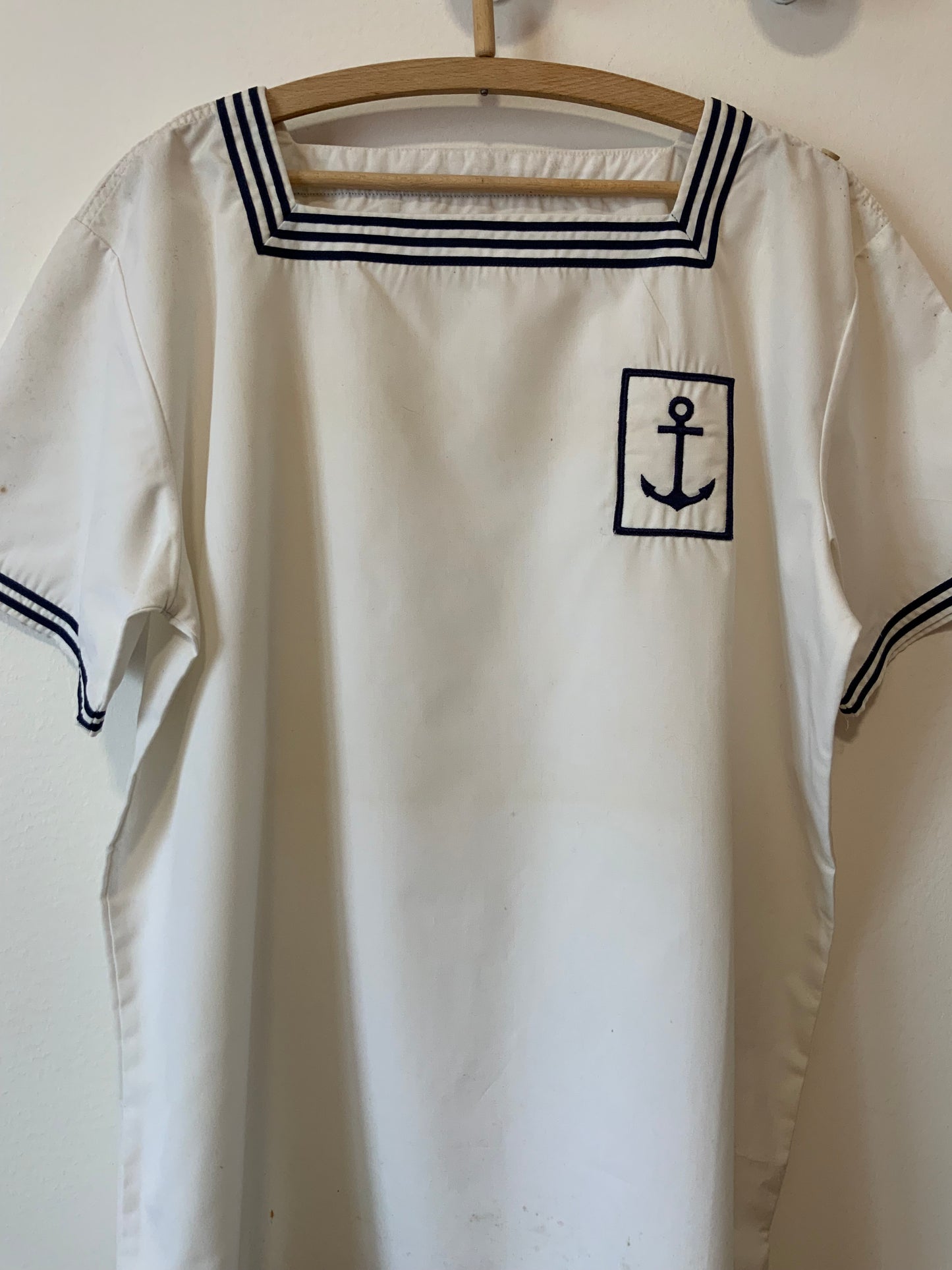 Authentique Haut Blouse de Marin Vintage Toulon France