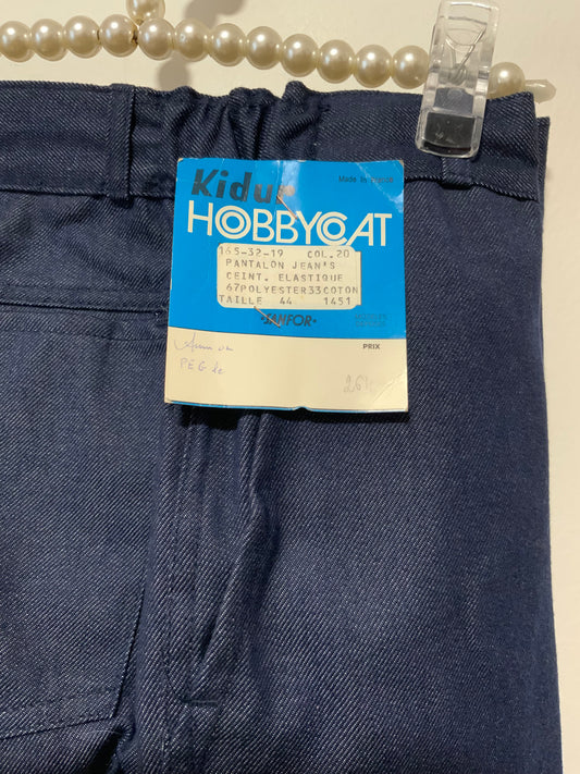 Jean droit Kidur Deadstock Vintage 1970/80 Kidur Taille élastique France