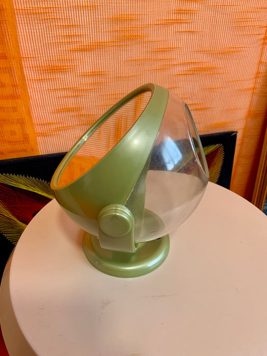 Support boule pour cotons Miroir Vintage 1970 West Germany