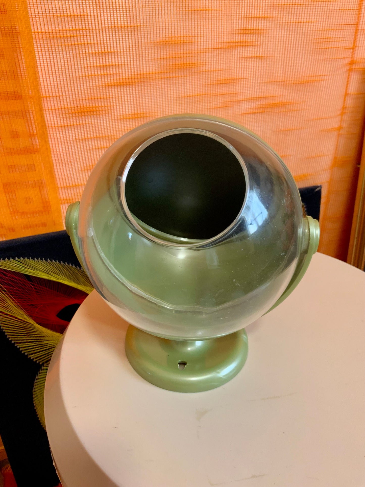 Support boule pour cotons Miroir Vintage 1970 West Germany