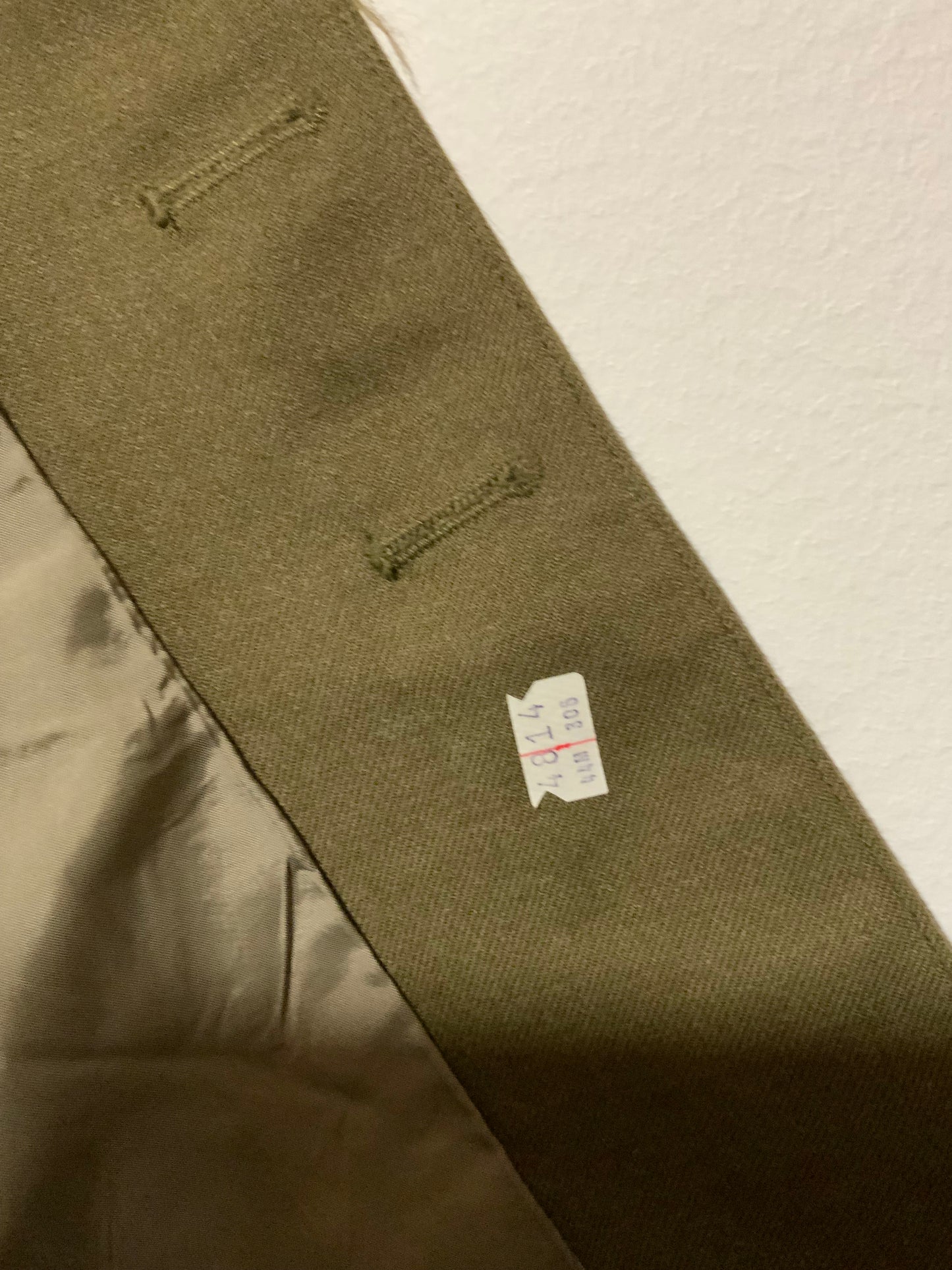 Veste Uniforme Officier Armée Belgique Vintage 1983 Neuve
