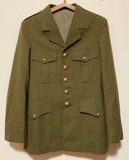 Veste Uniforme Officier Armée Belgique Vintage 1983 Neuve