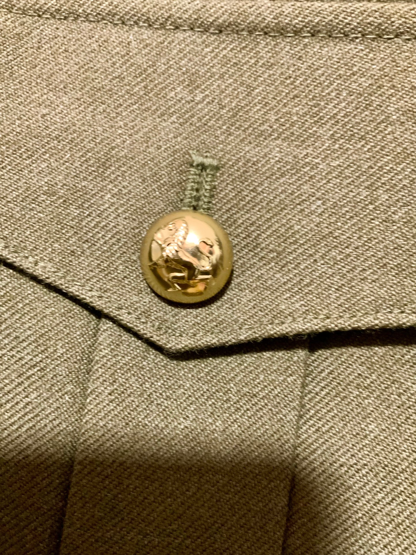 Veste Uniforme Officier Armée Belgique Vintage 1983 Neuve