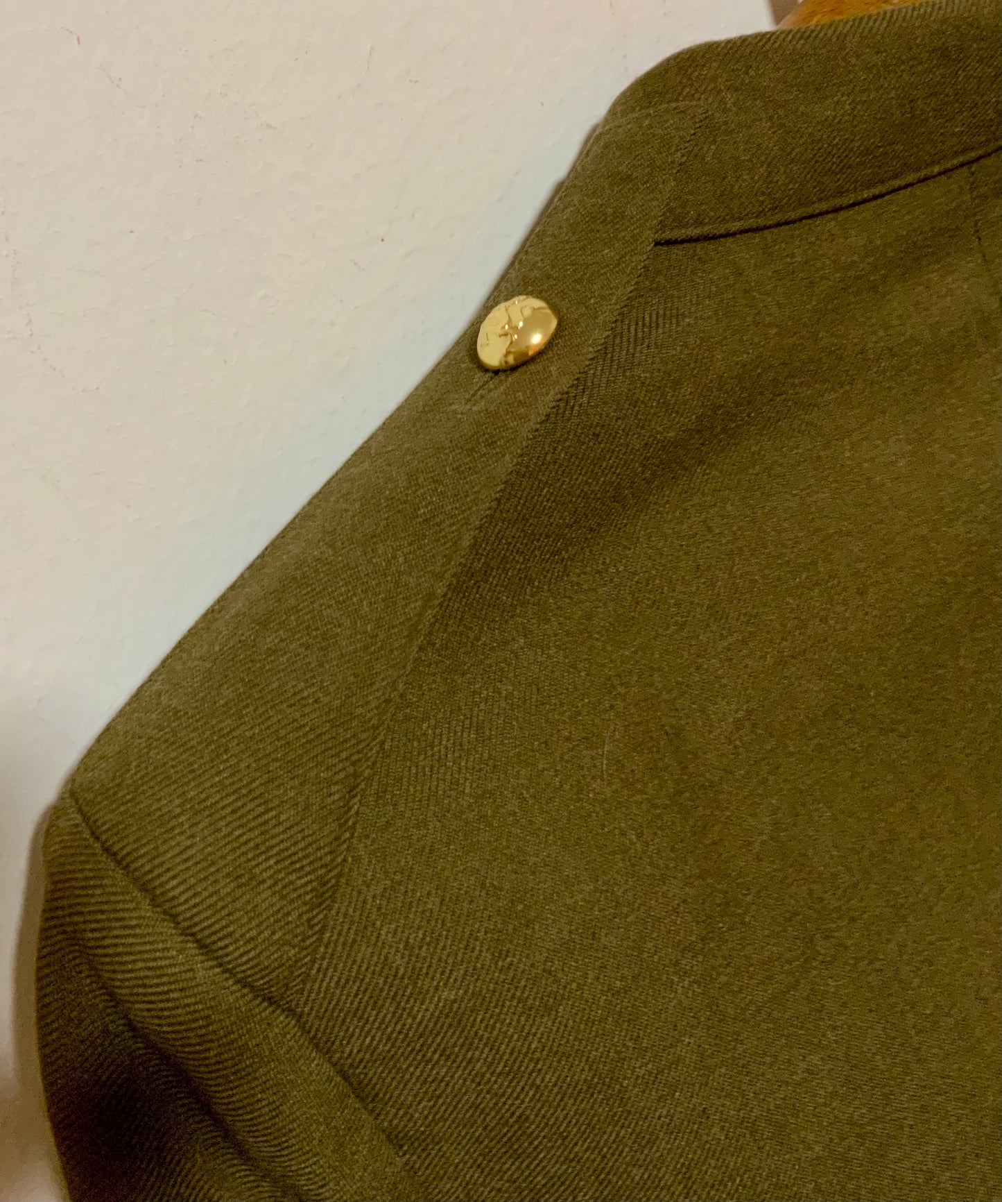 Veste Uniforme Officier Armée Belgique Vintage 1983 Neuve
