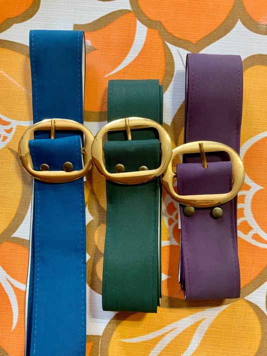 Lot 3 ceintures couleurs  Deadstock Vintage 1970