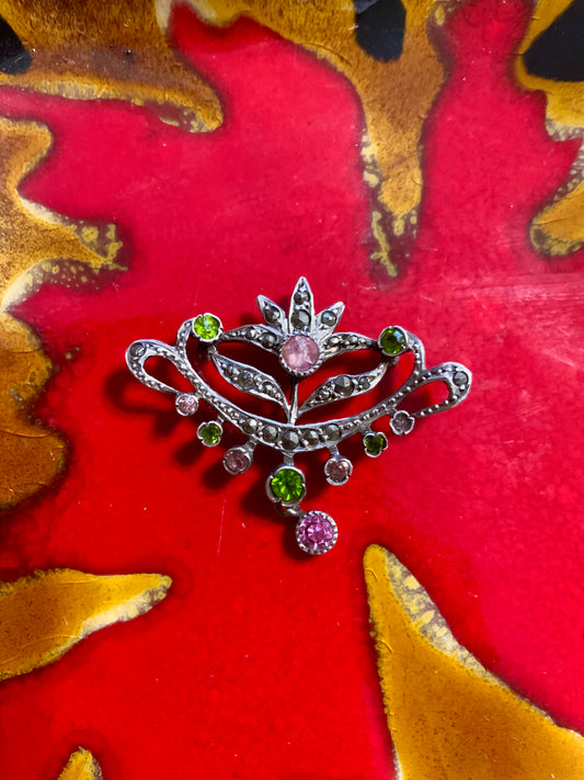Pendentif Antique Fin 19eme Poinçon Ancien Vintage
