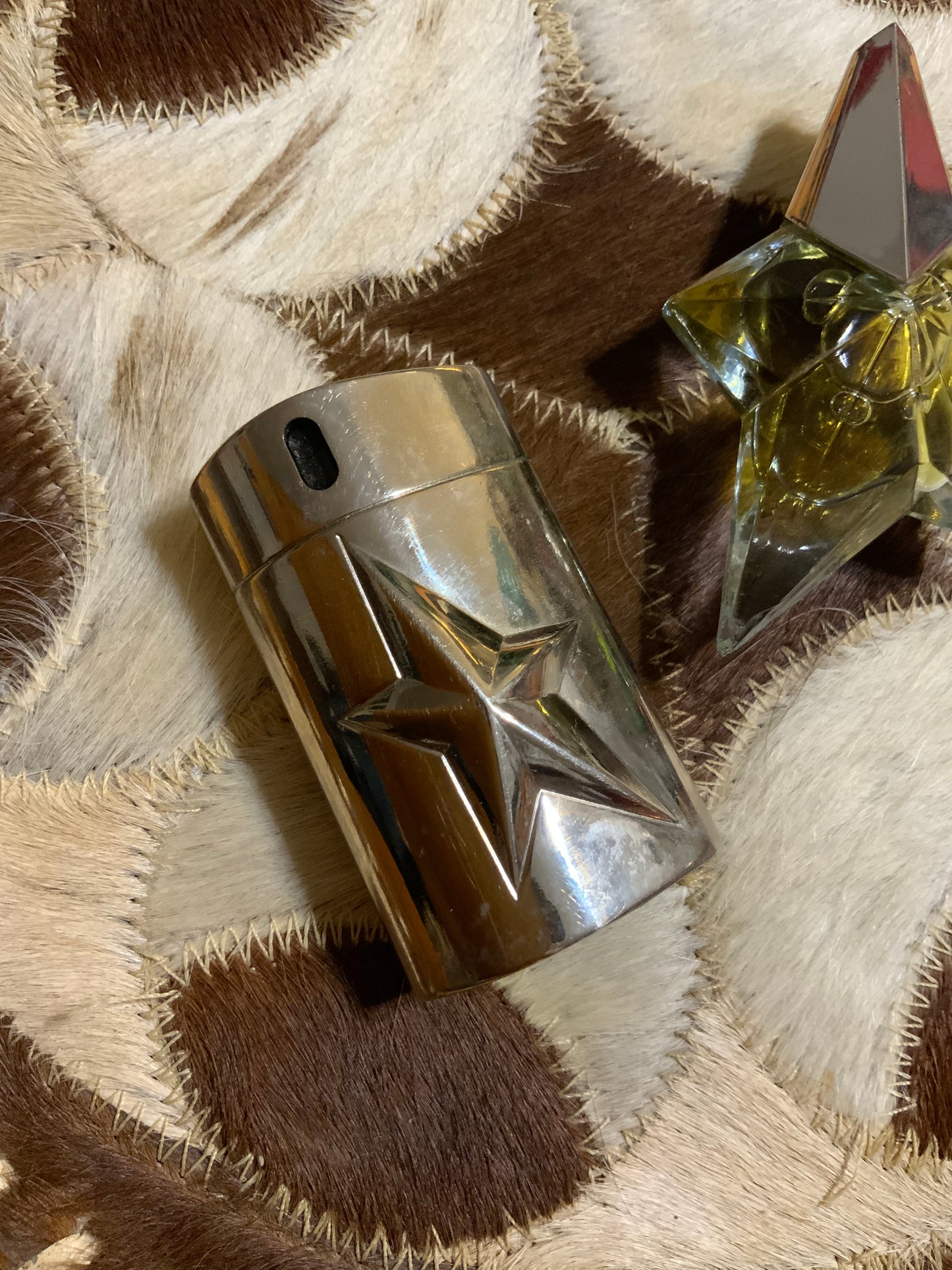 Ensemble Mugler Vapo de sac et Miniature 1990 Vintage