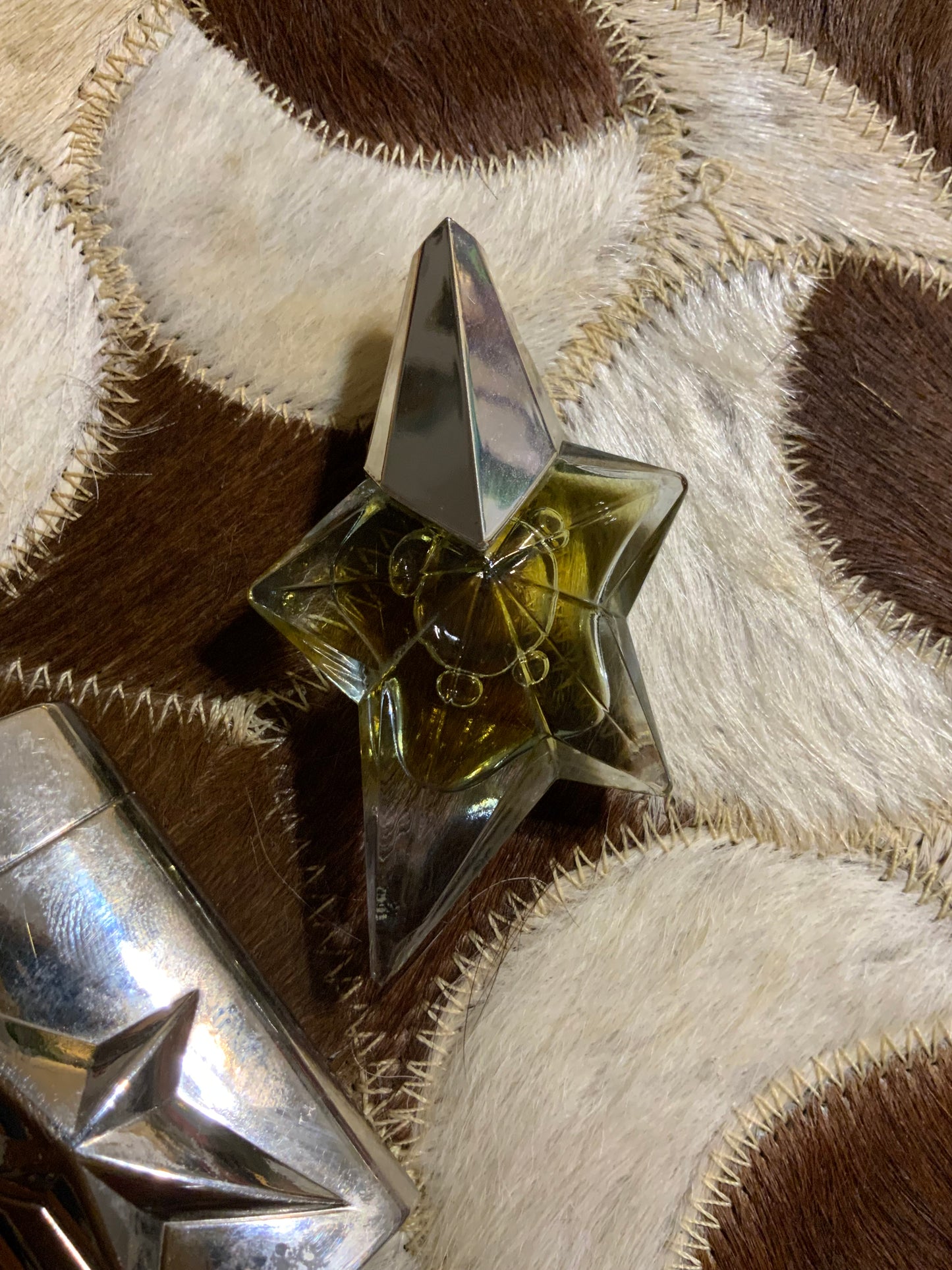 Ensemble Mugler Vapo de sac et Miniature 1990 Vintage