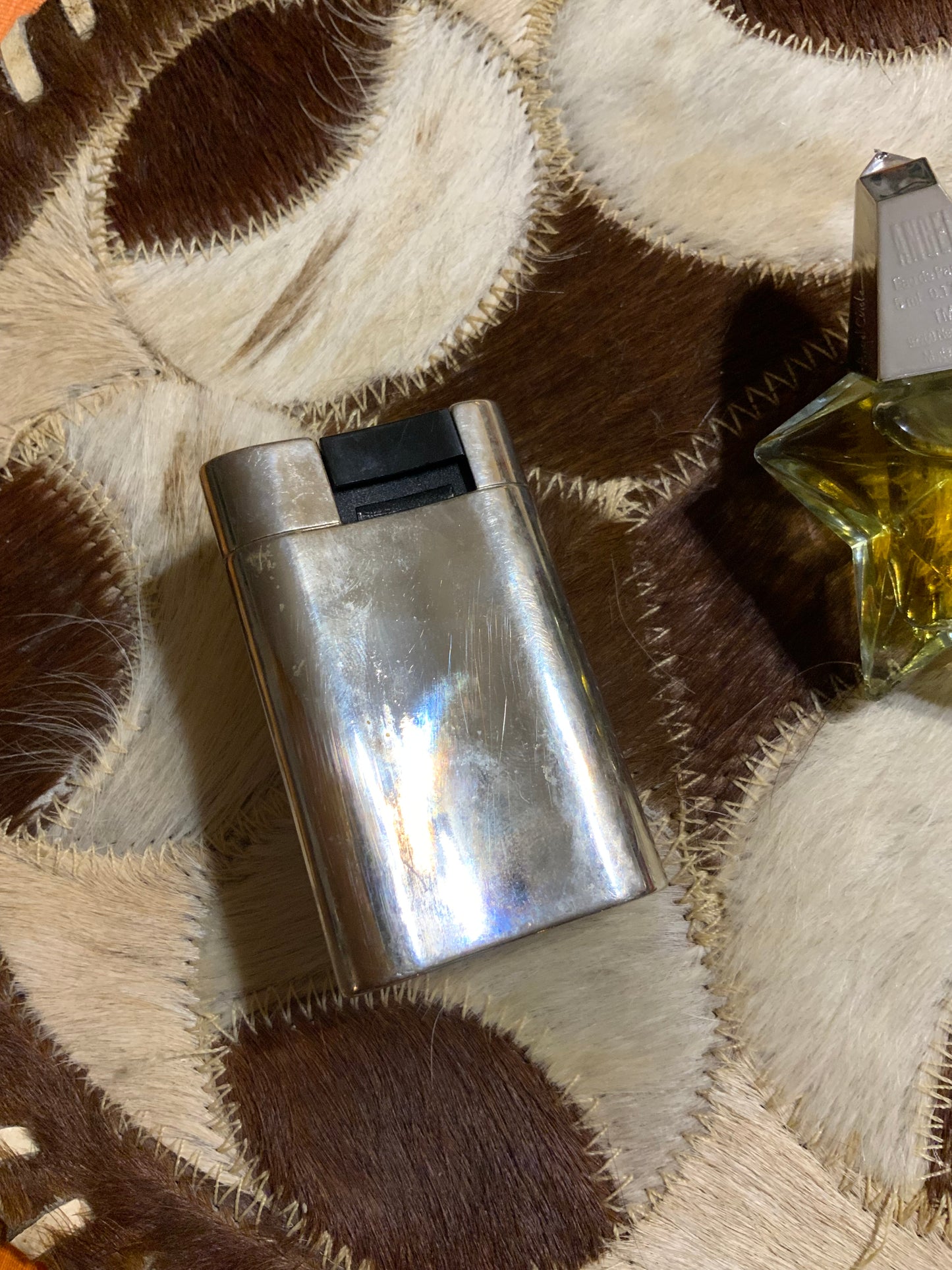 Ensemble Mugler Vapo de sac et Miniature 1990 Vintage