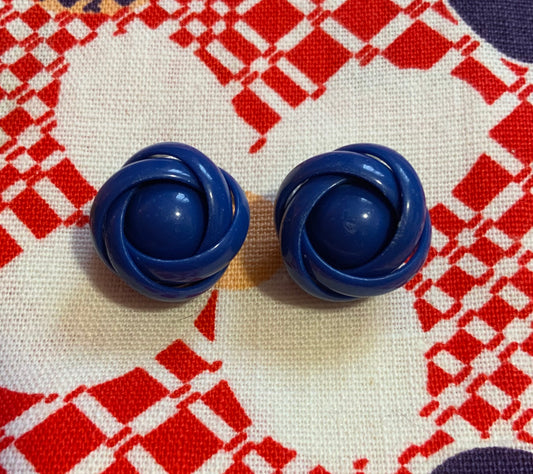 Boucles d’oreilles boules Vintage 1980